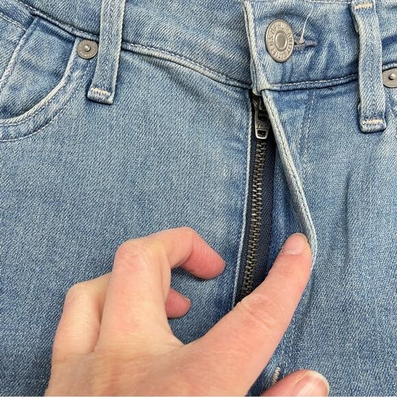 Citizens Humanity Light Wash Anabella High Rise Cigarette Ankle Jeans Womens 25 - Picture 2 of 13